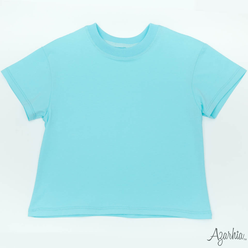 Boxy Tee - Sky Blue