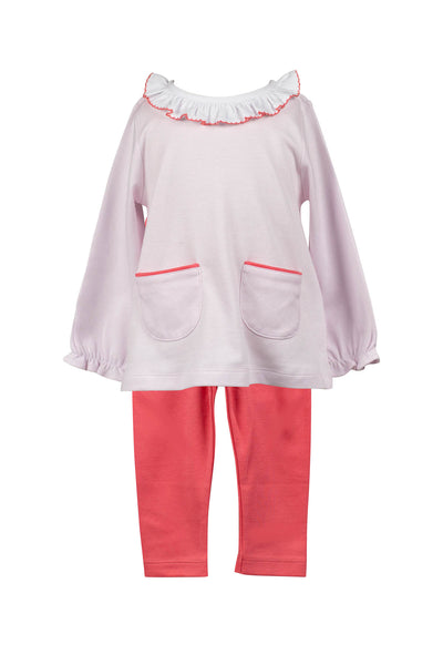 Proper Peony L/S Pink Stripe Tunic Set