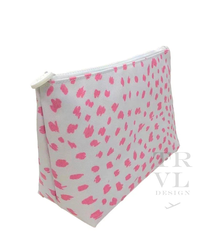 TRVL Zip Bag  Spot on Pink