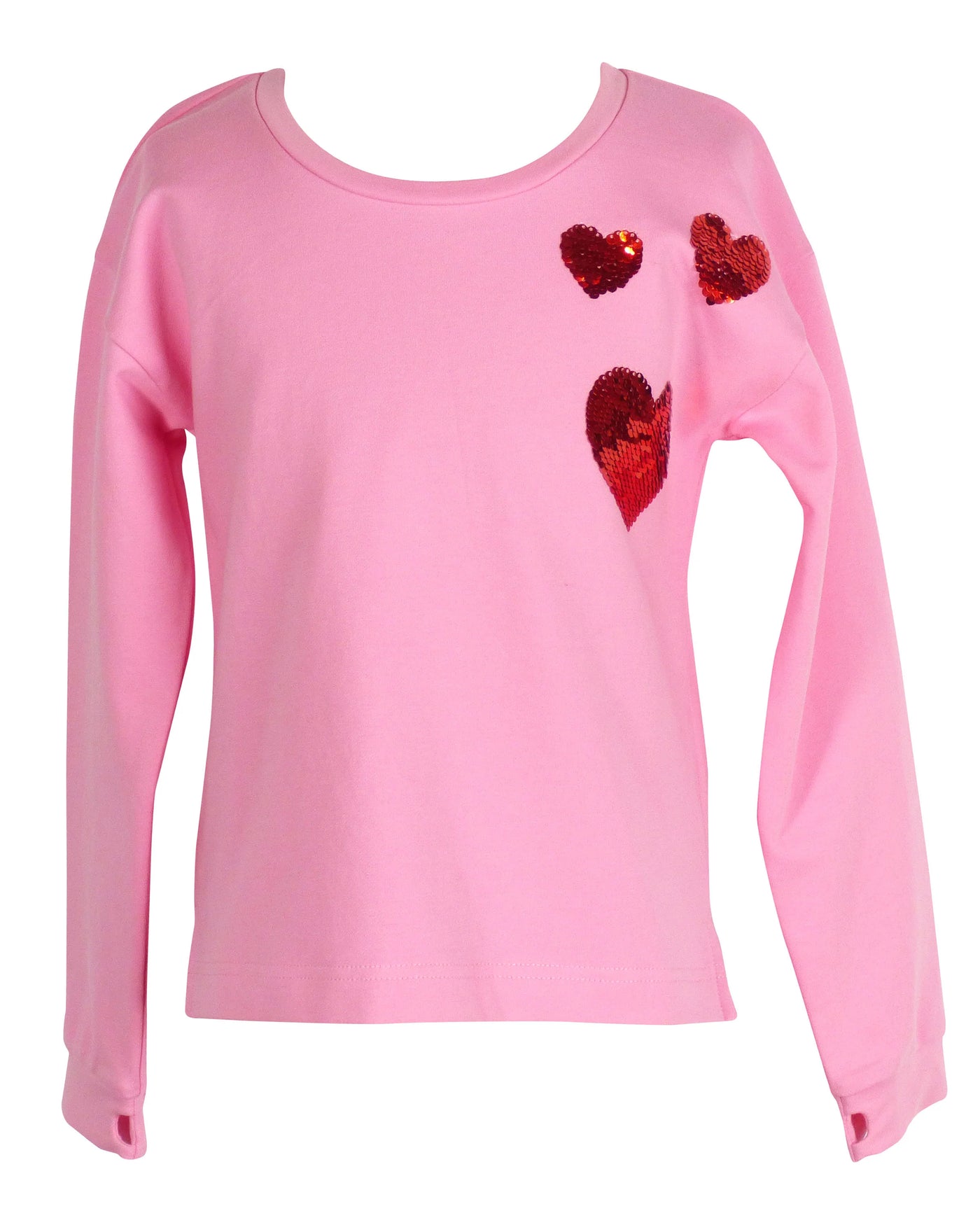 Yellow Lamb Tabby Pink Heart Top