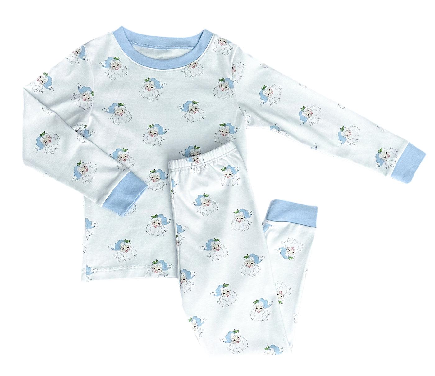 Blue Santa Pima 2pc PJ