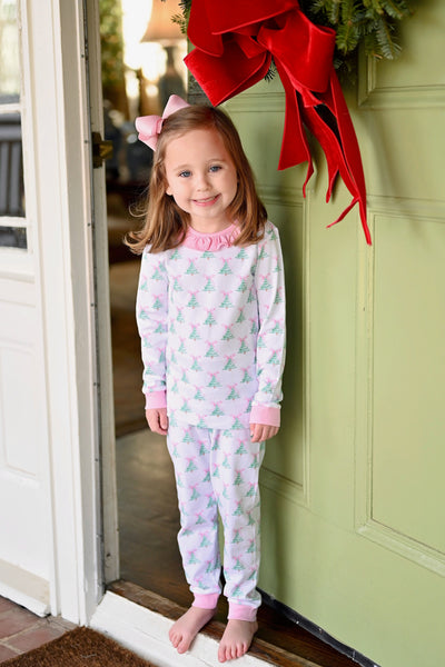 Pink Christmas Tree 2pc PJ **PRE-SALE**