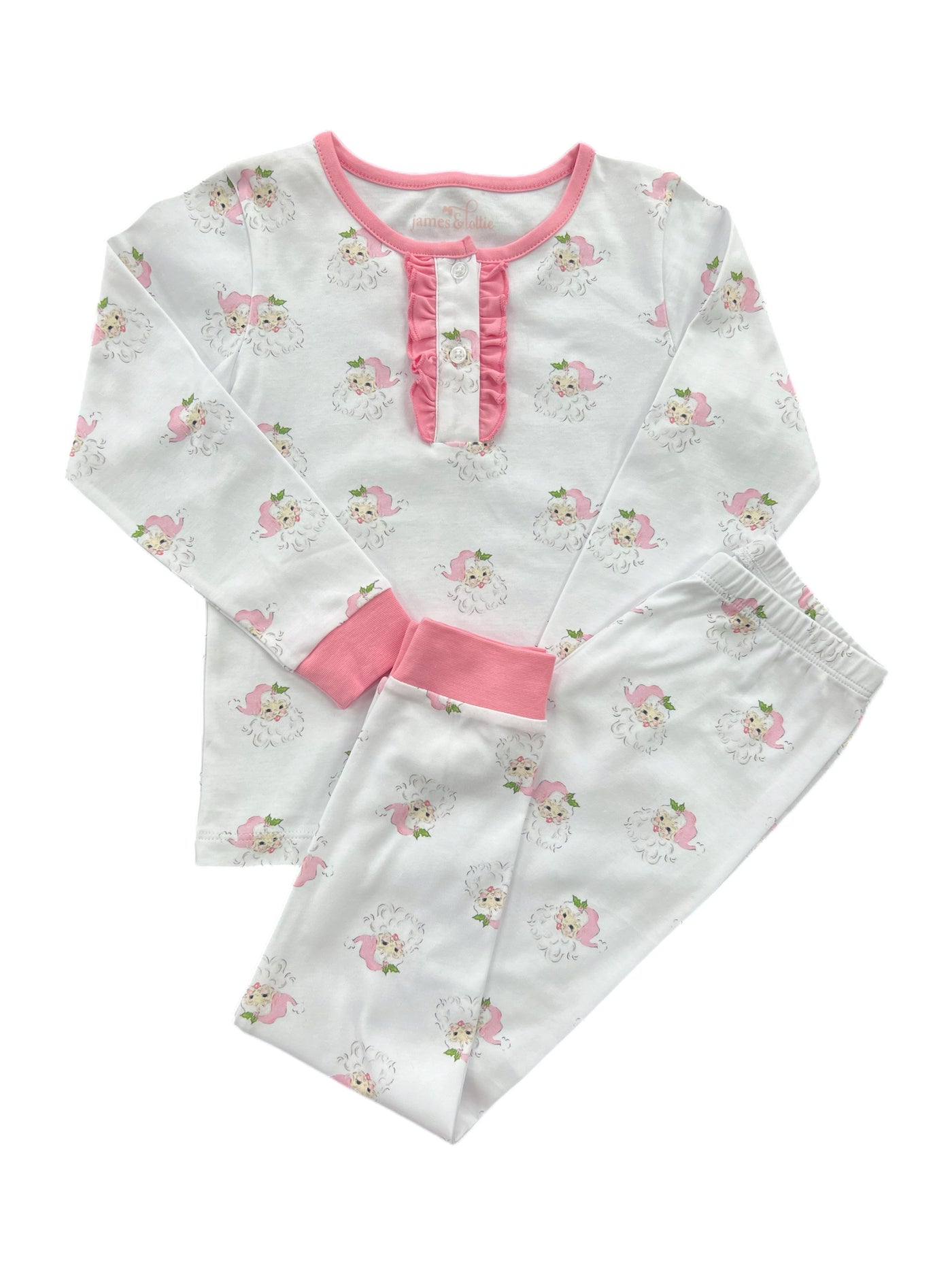 Pink Santa Pima 2pc PJ