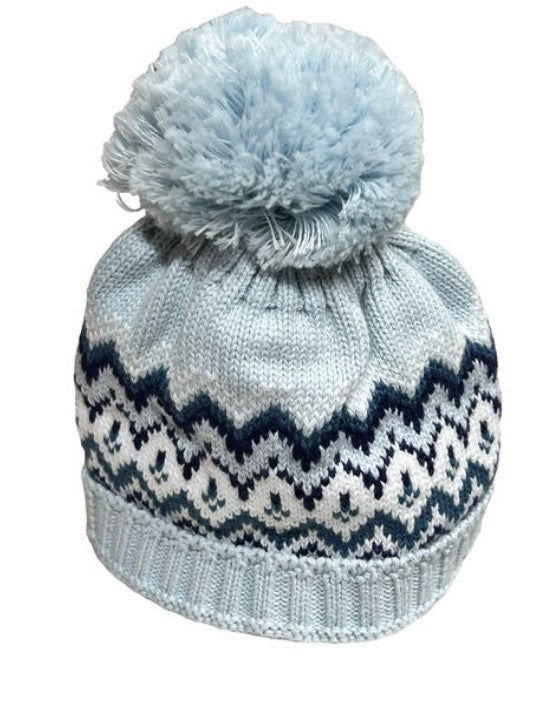 Mi Lucero Fair Isle Herringbone Hat