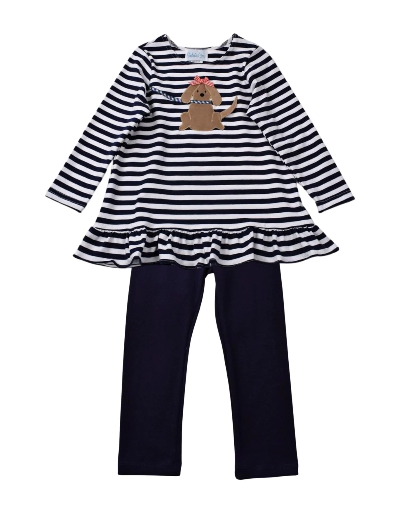 Funtasia Dog Tunic Striped Pant Set