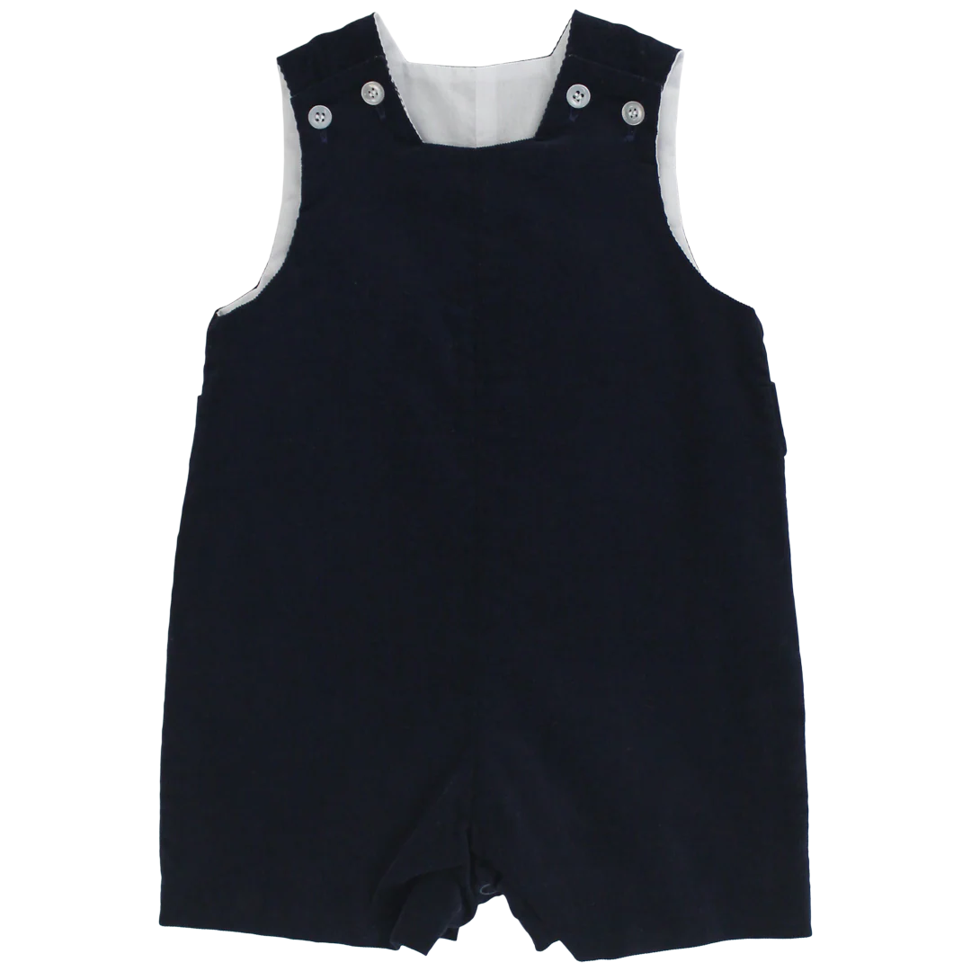 Navy Corduroy Short Tab Jon Jon