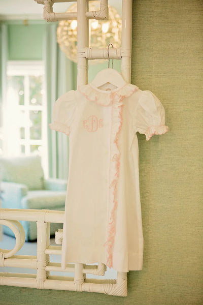 Evelyn Smocked Gown - Pink