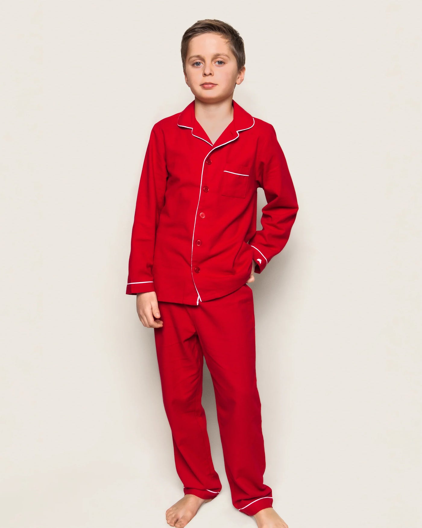 Pajama Set - Red Flannel