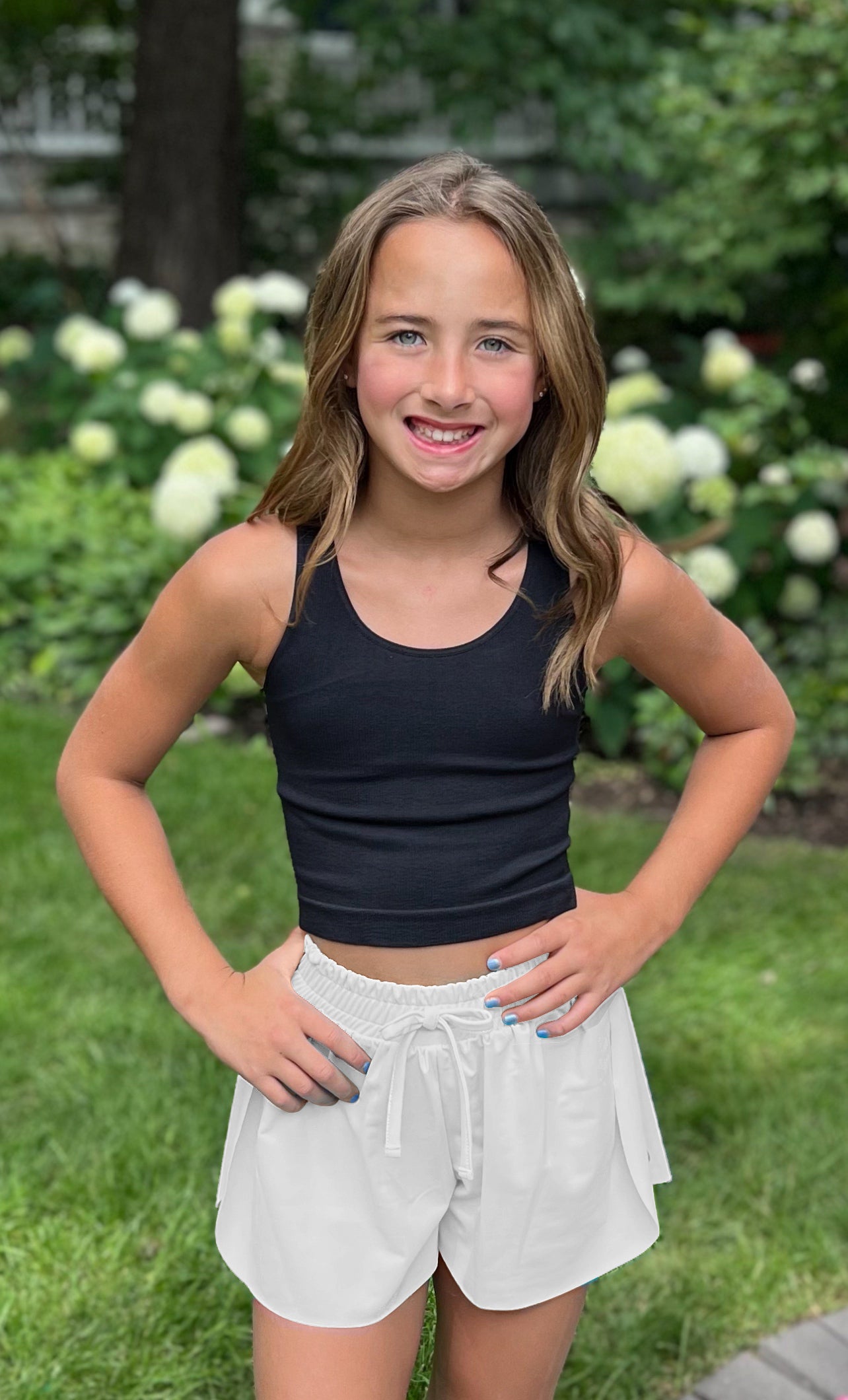 White Butterfly Shorts **PRE-SALE**