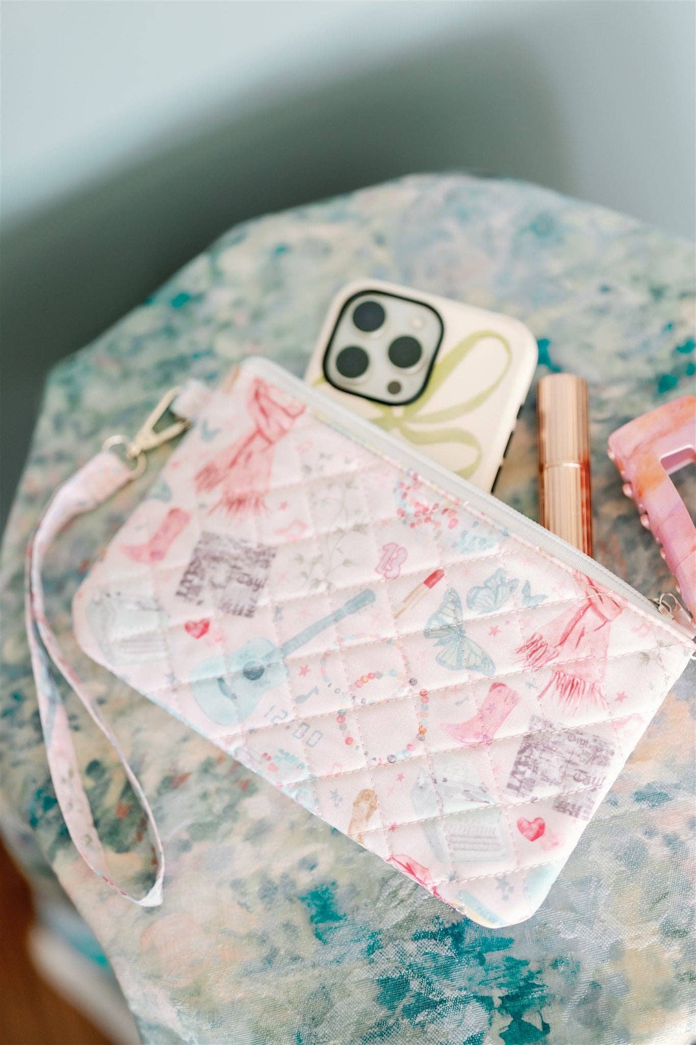 Eras Quilted Wristlet