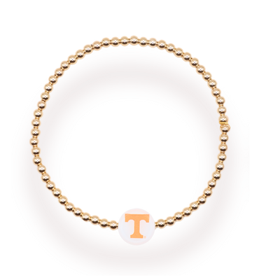 Tennessee/ Vols Logo Bracelet - Standard 6.75 inch / Gold