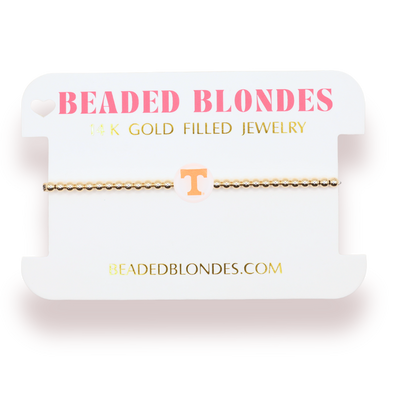 Tennessee/ Vols Logo Bracelet - Standard 6.75 inch / Gold