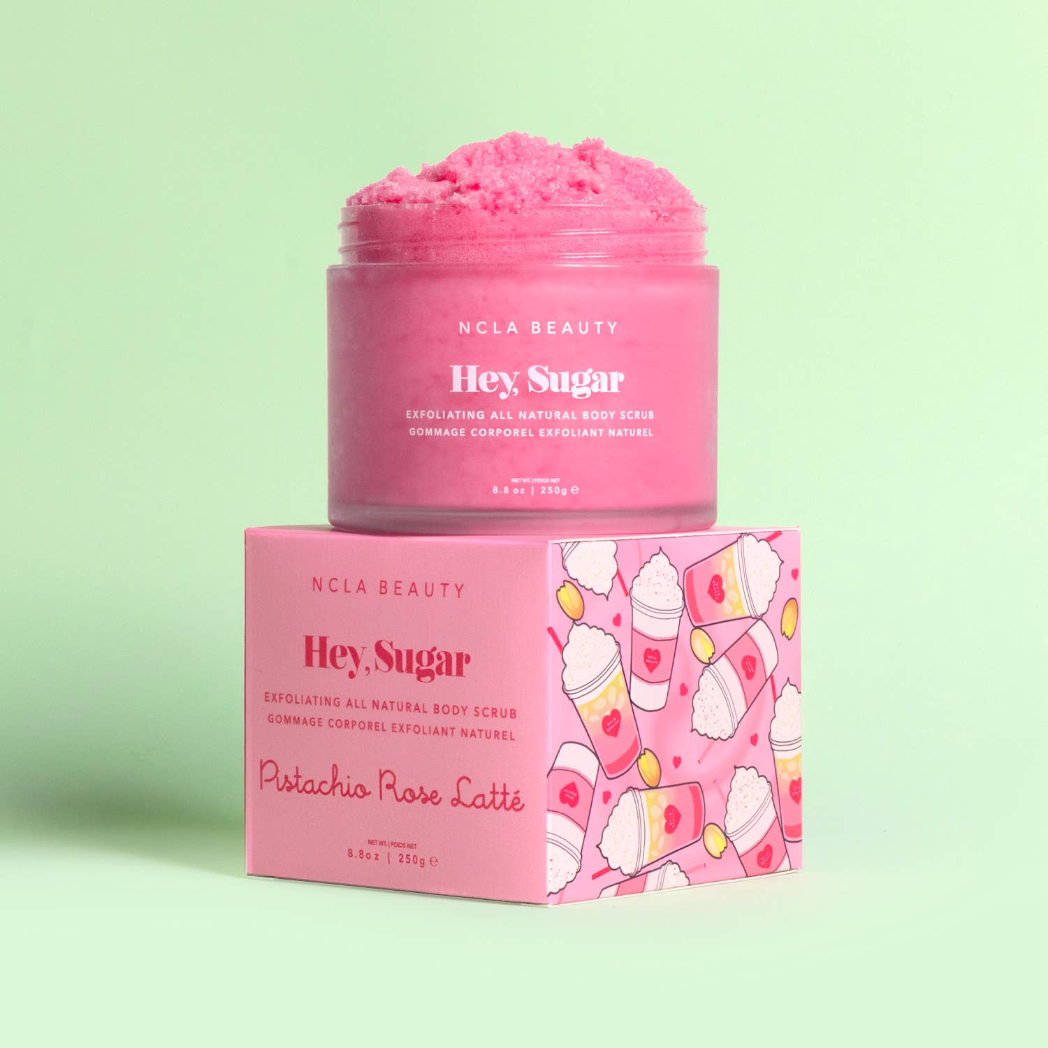 NCLA Beauty Valentine's Day Body Scrub - Pistachio Rose Latte – Plaid ...
