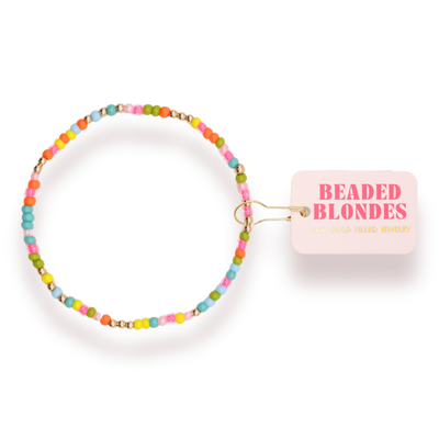 Rainbow Sprinkle Bracelet - Petite 6.25 Inch