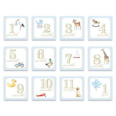 Milestone Cards - Blue