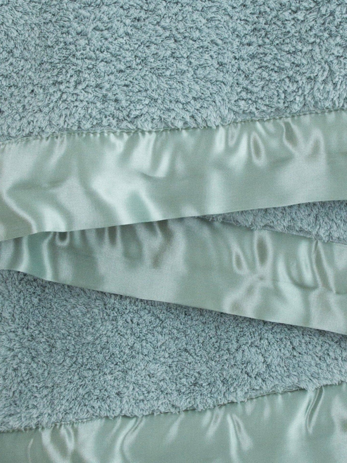 Chenille Baby Blanket - Blue