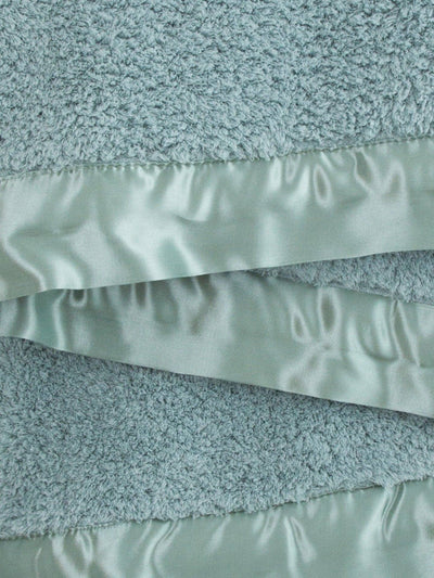 Chenille Baby Blanket - Blue