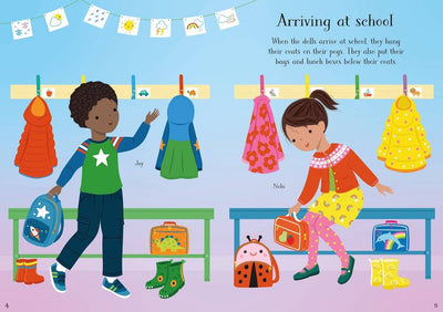 Little Sticker Dolly Dressing Starting School