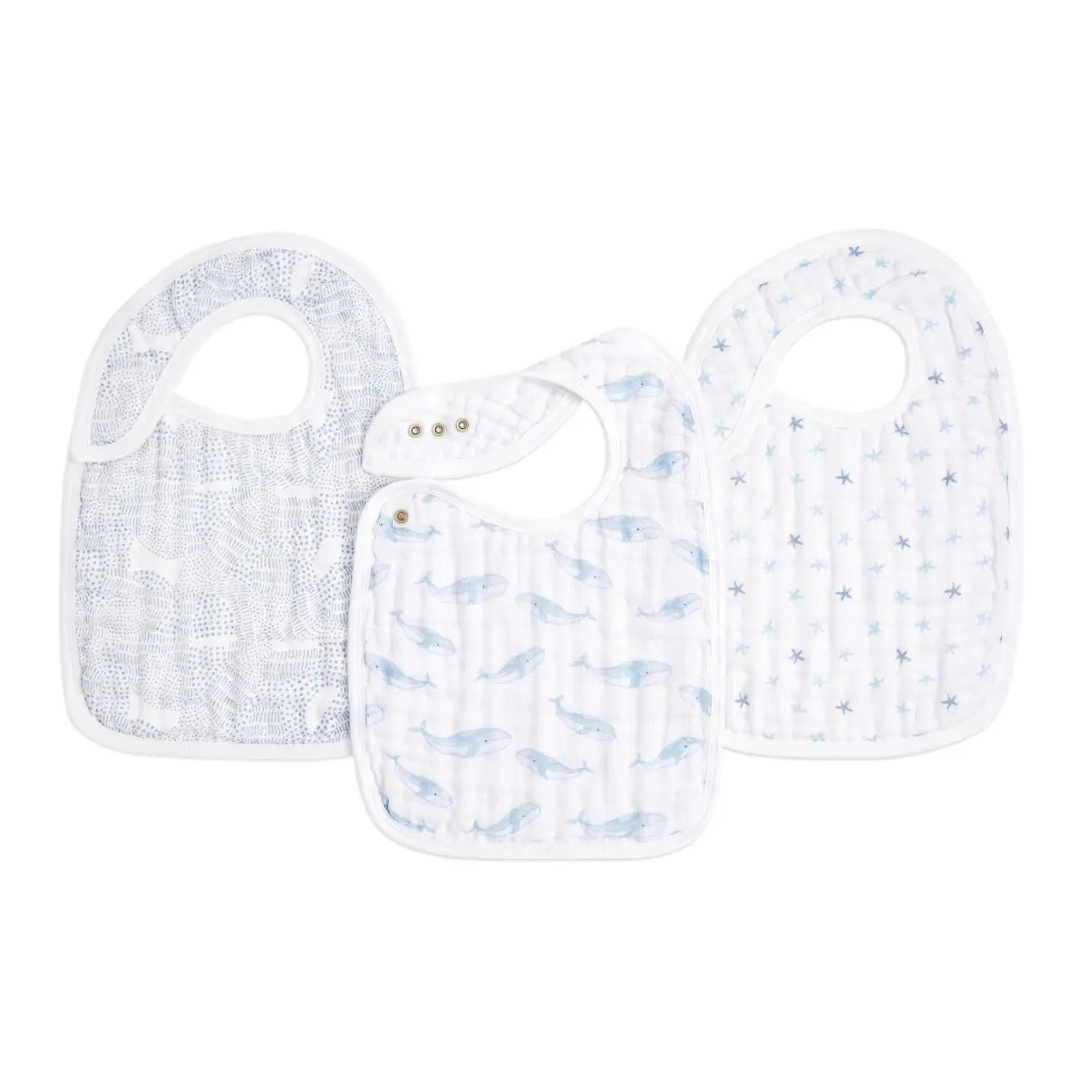 3 Pack Snap Bib