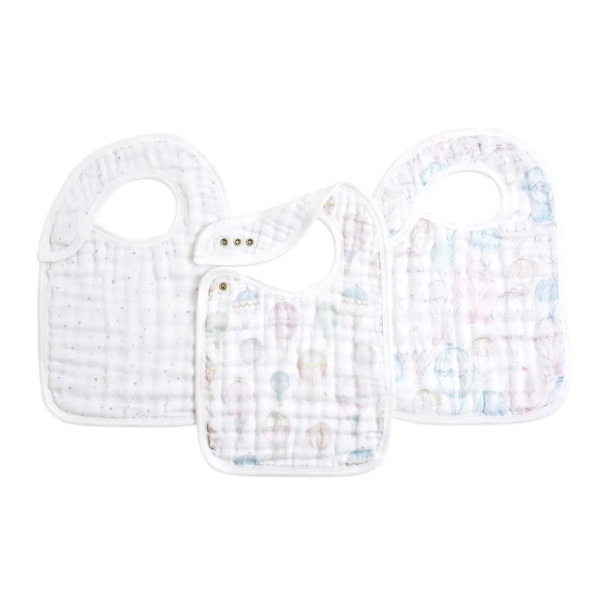 3 Pack Snap Bib