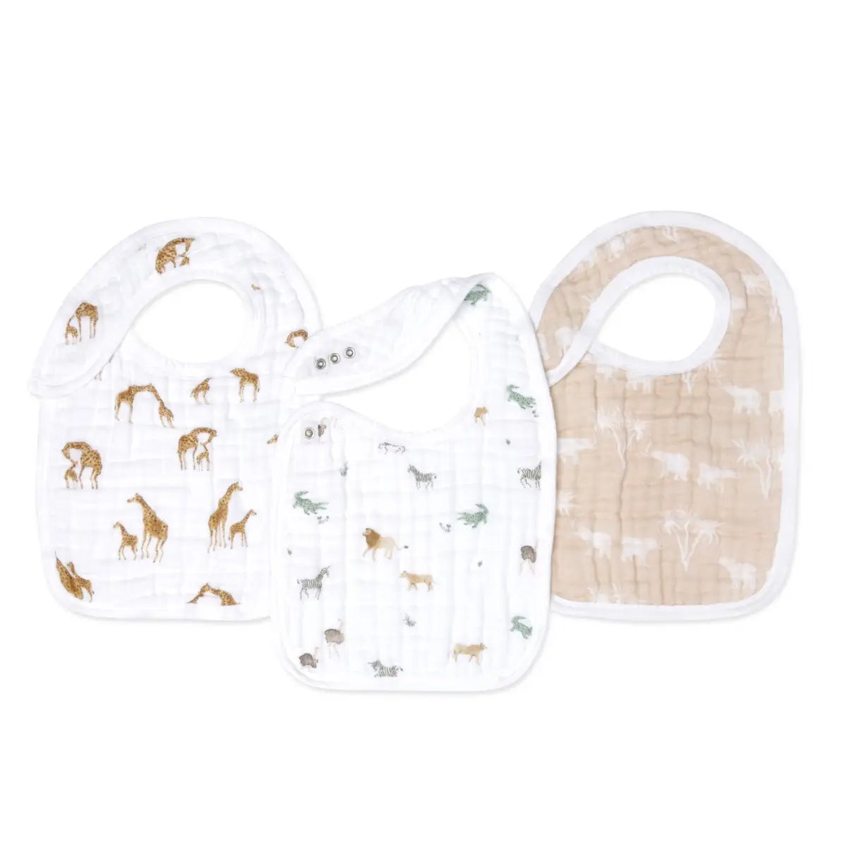 3 Pack Snap Bib