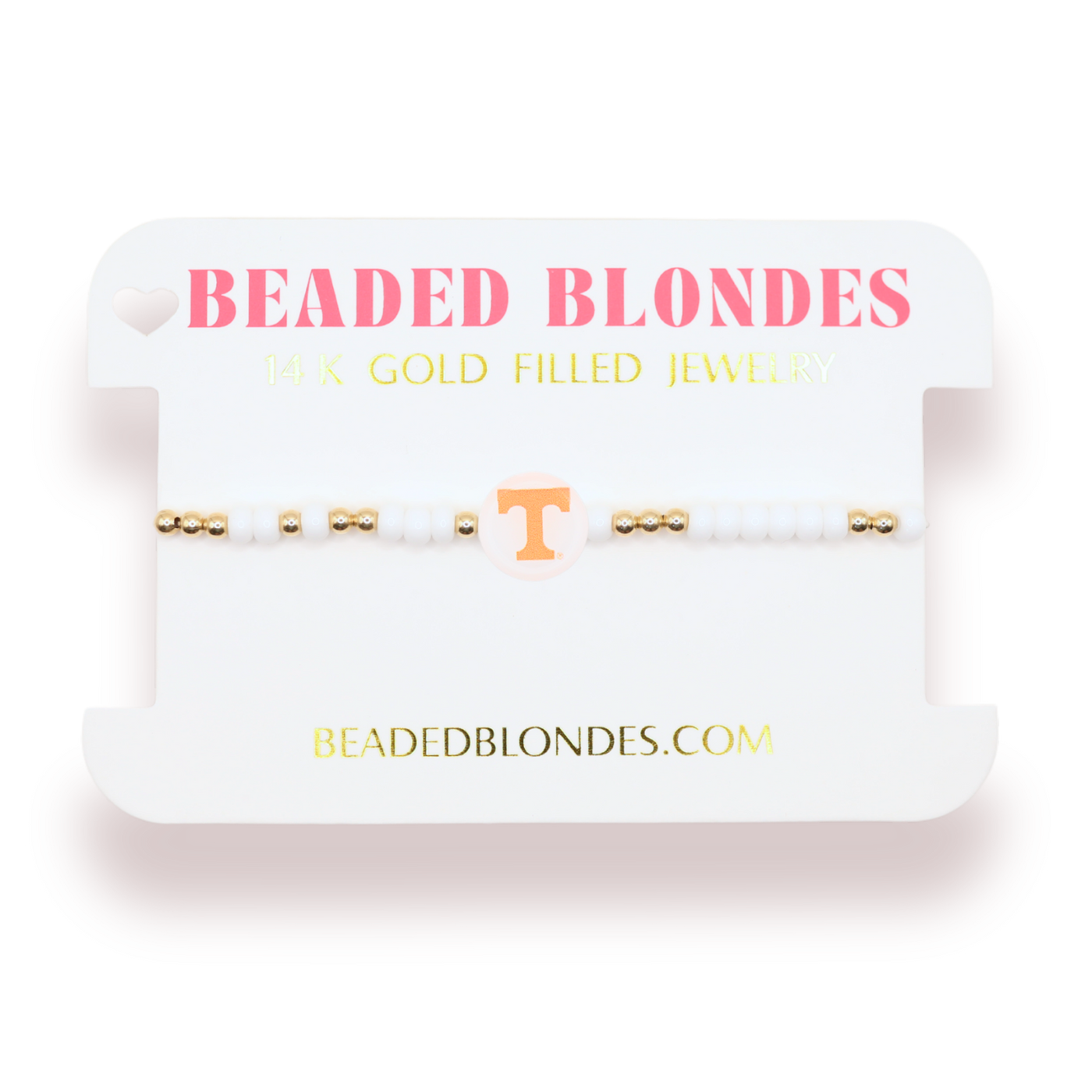 Tennessee/ Vols Logo Bracelet - Standard 6.75 inch / Gold