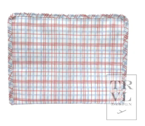 TRVL Roadie * Classic Plaid Red Medium