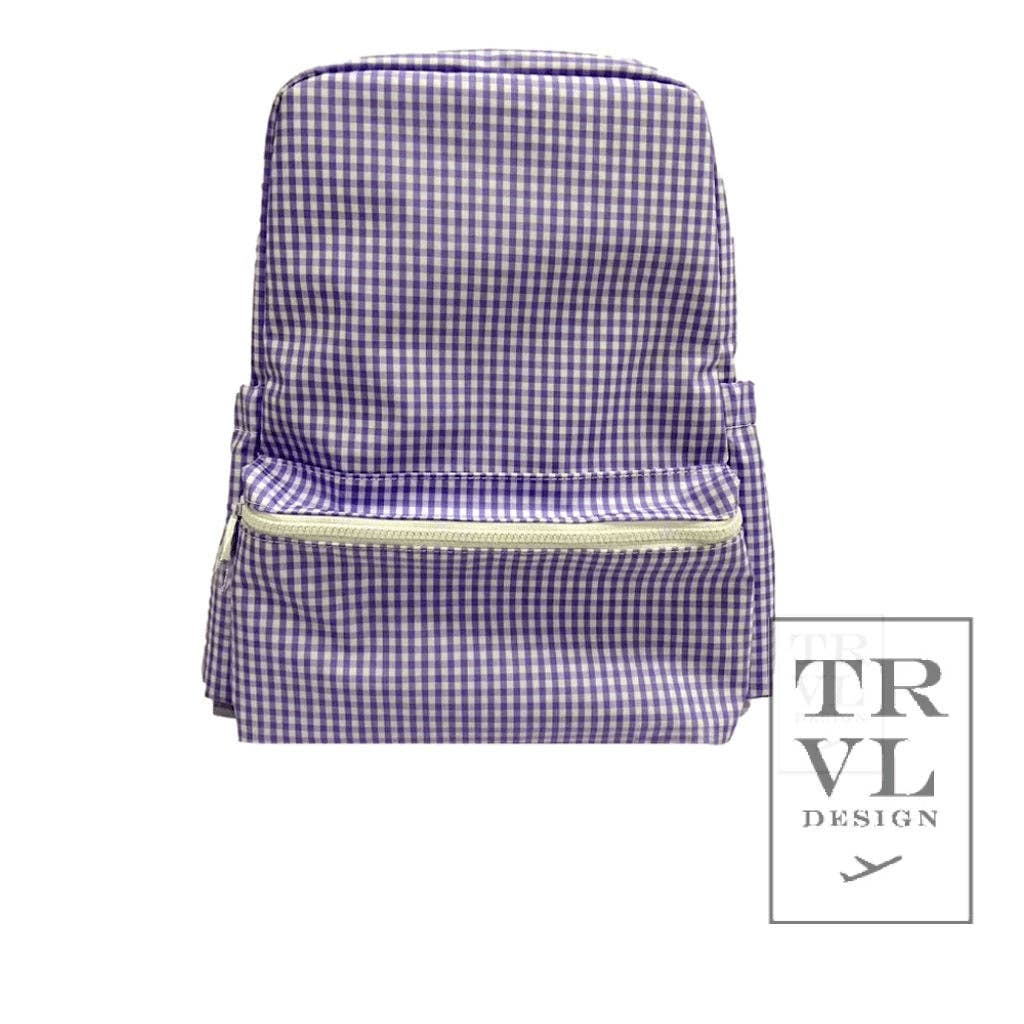 Backpacker - Gingham Lilac