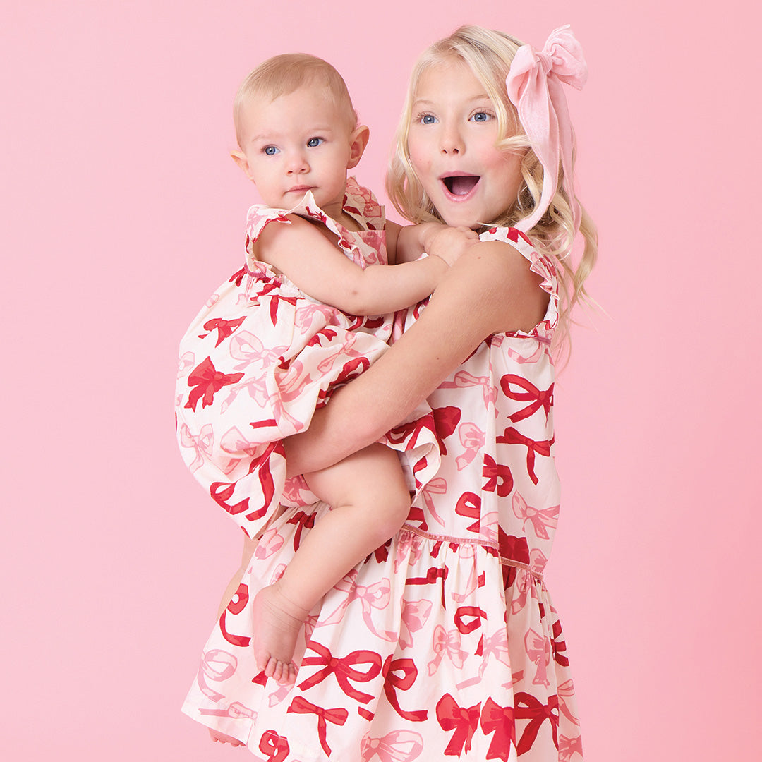 Pink Chicken Camelia Dress Set