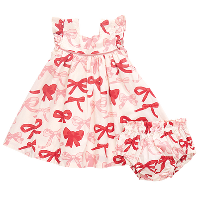 Pink Chicken Camelia Dress Set