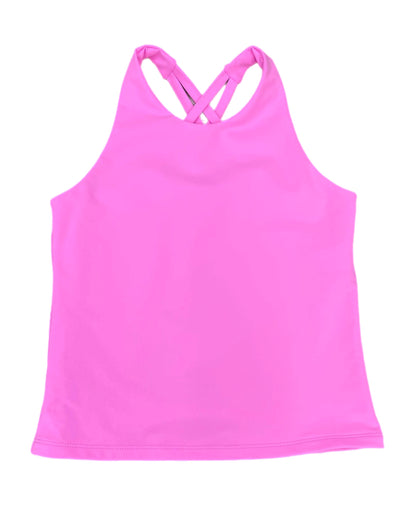 Cross Back Tank - Cotton Candy
