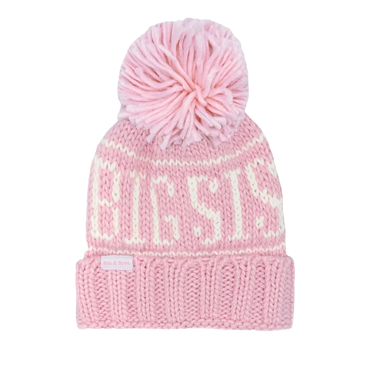 Bits & Bows Big Sister Bobble Hat