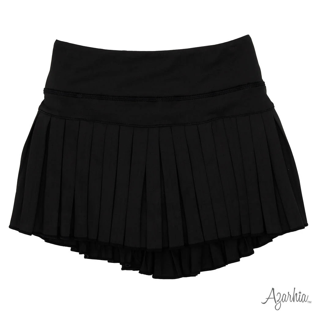 Black Pleated Skort
