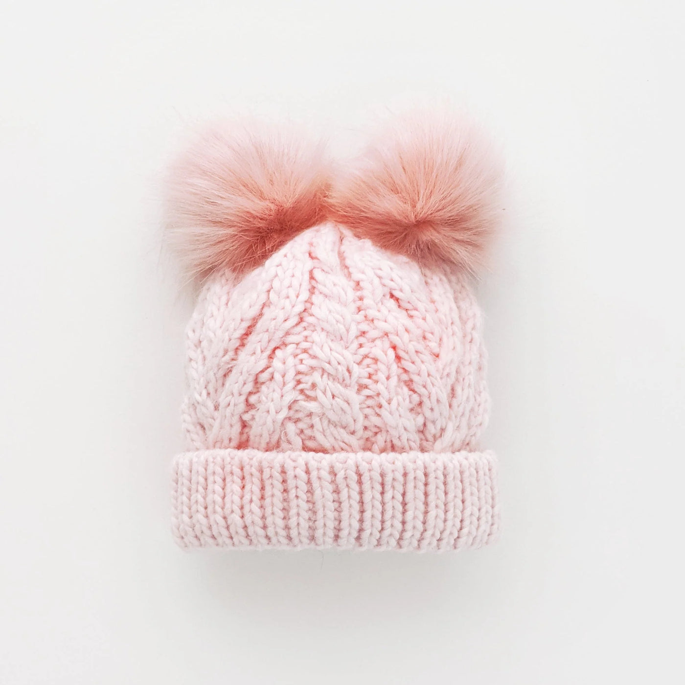 Fluffer Beanie Hat - Blush Pink