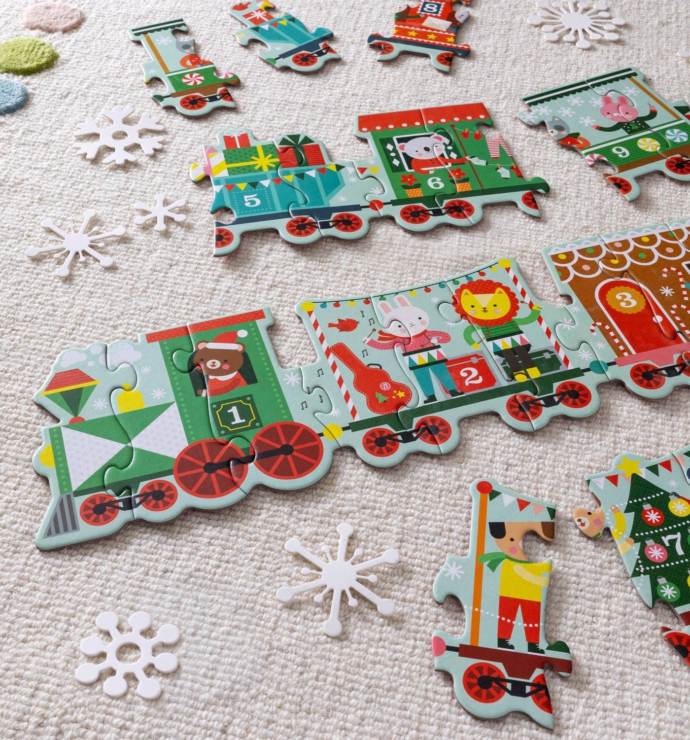 Christmas Train Floor Puzzle
