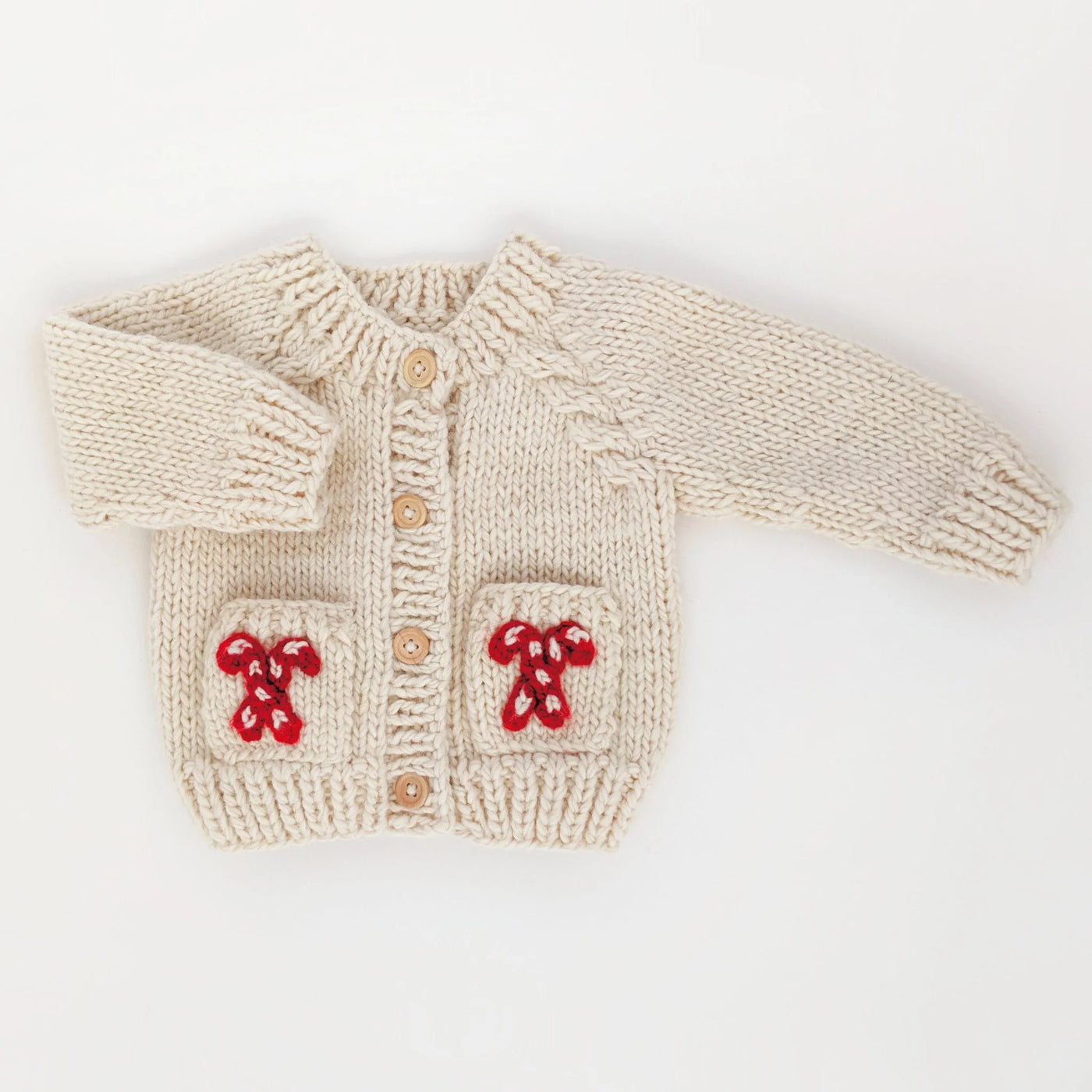 Cardigan Sweater - Candy Cane