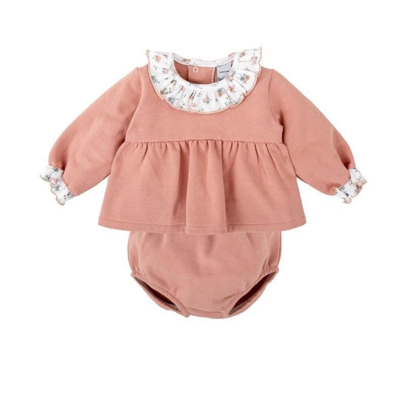 Girl Acrylic Romper & Bonnet - Make Up