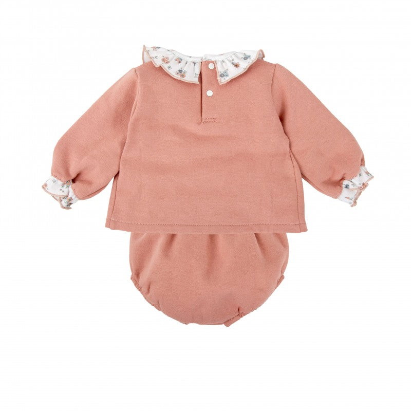 Girl Acrylic Romper & Bonnet - Make Up