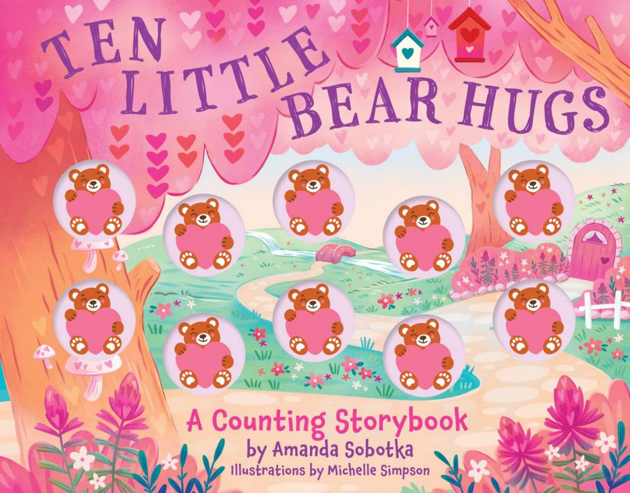 Ten Little Bear Hugs Hardback Book