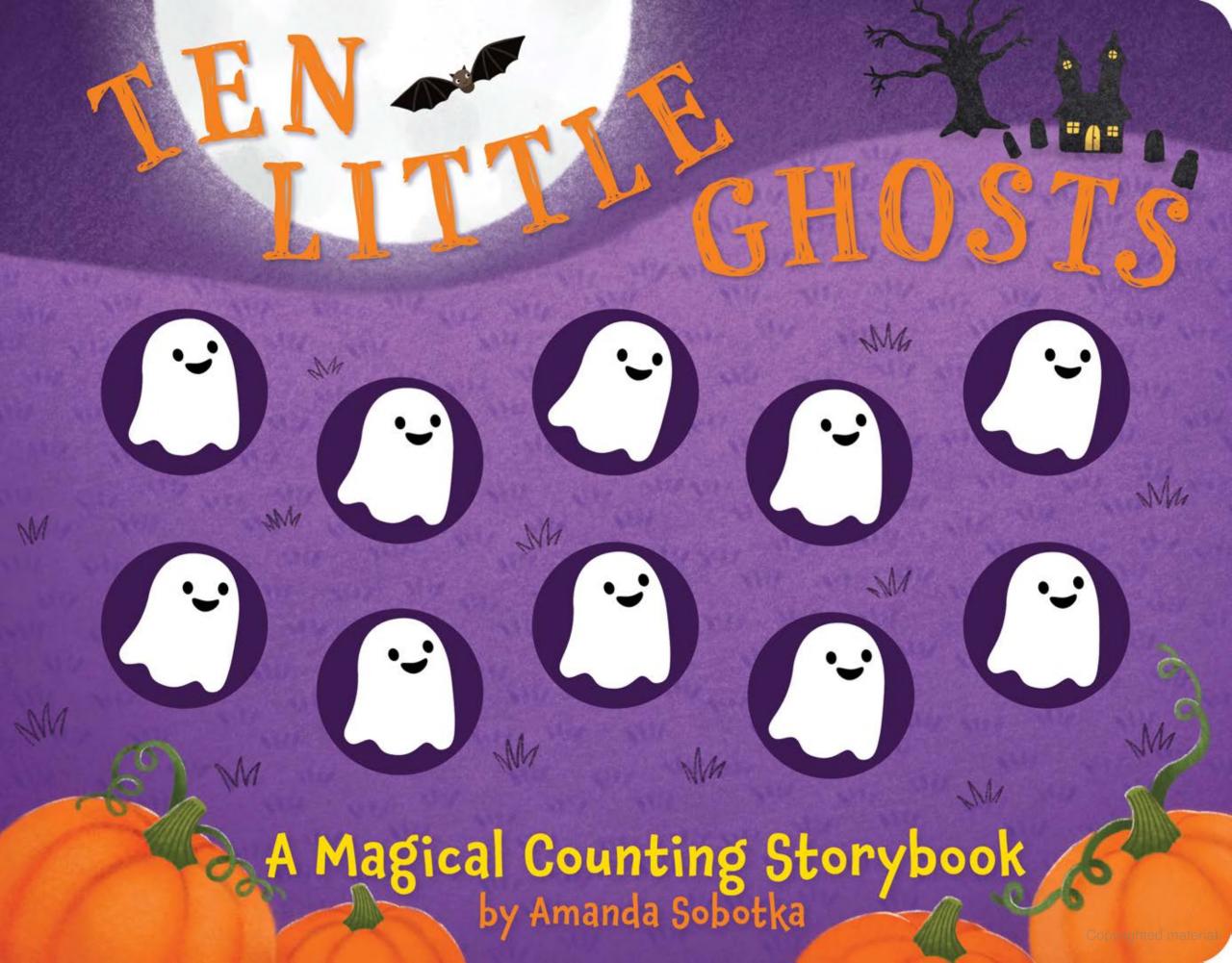 Ten Little Ghosts Hardback Book