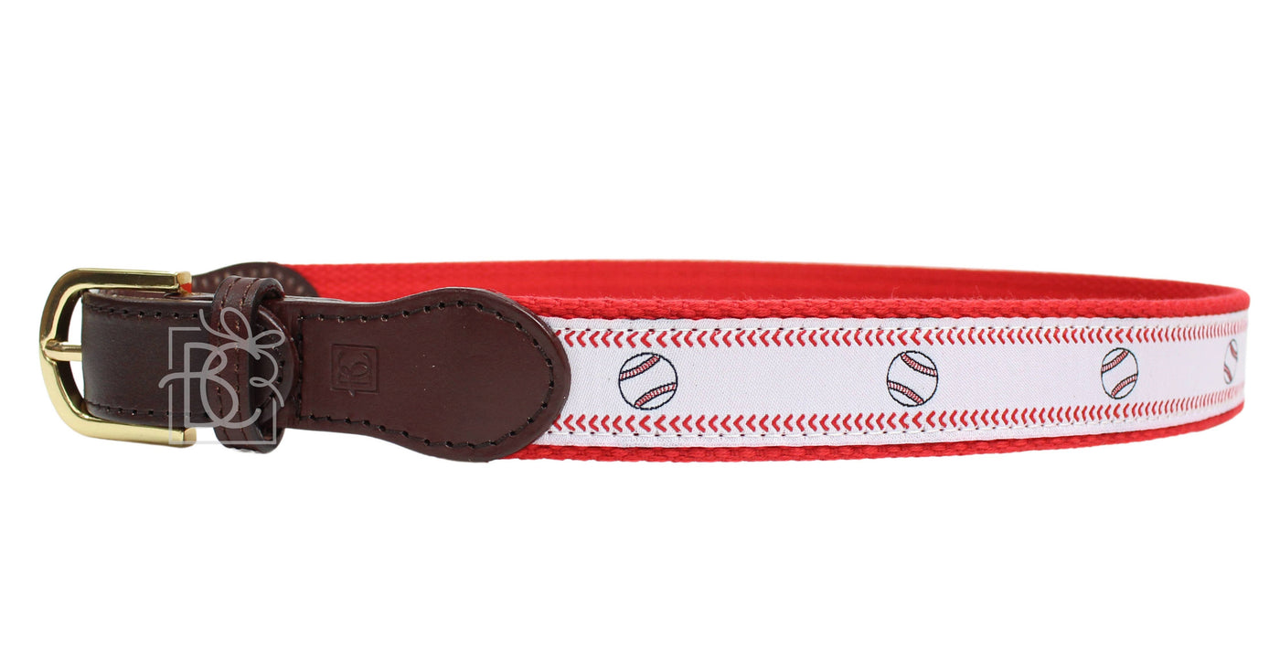 SPORT RIBBON BELTS WITH LEATHER ENDINGS: Golf Cart