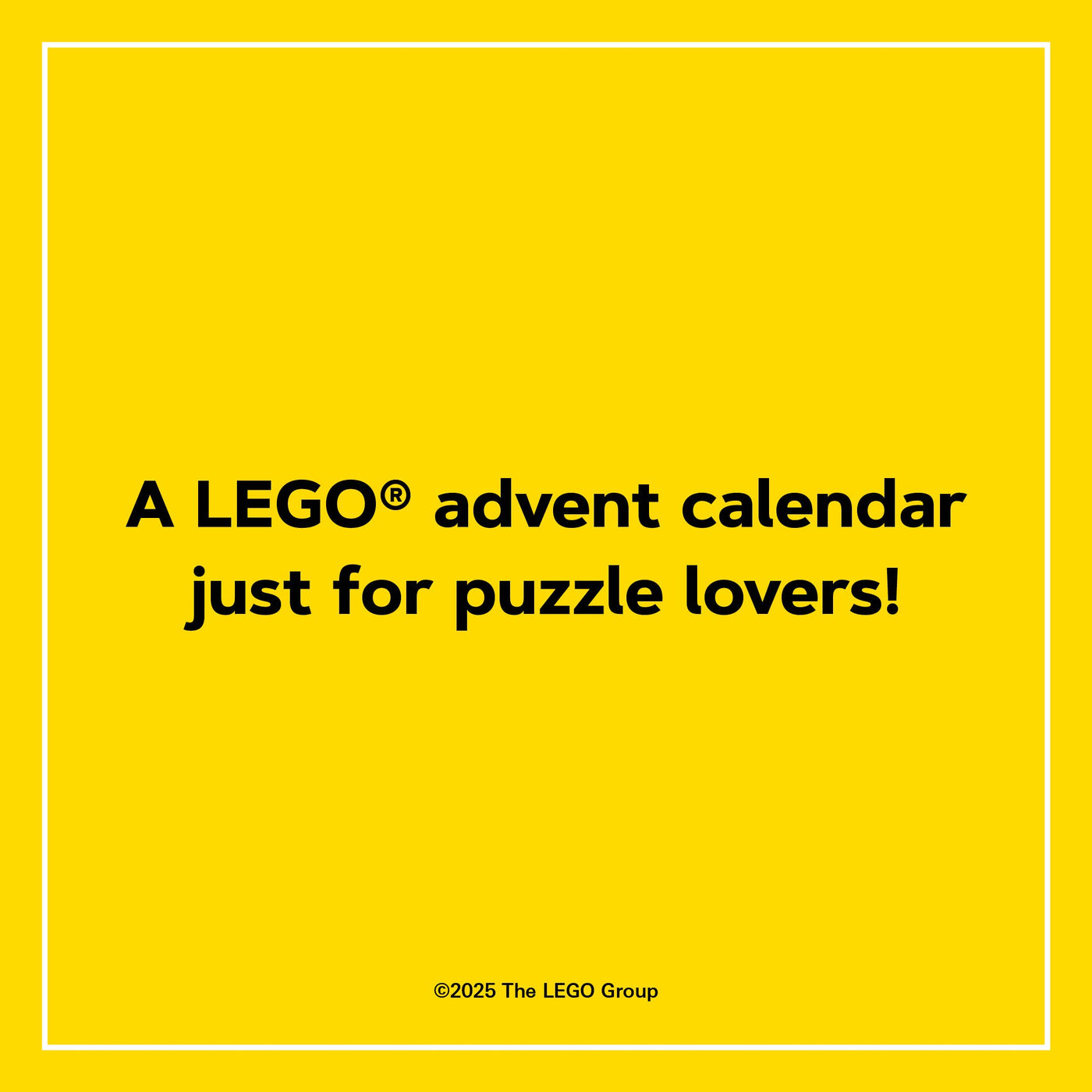 LEGO Countdown to Christmas Puzzle