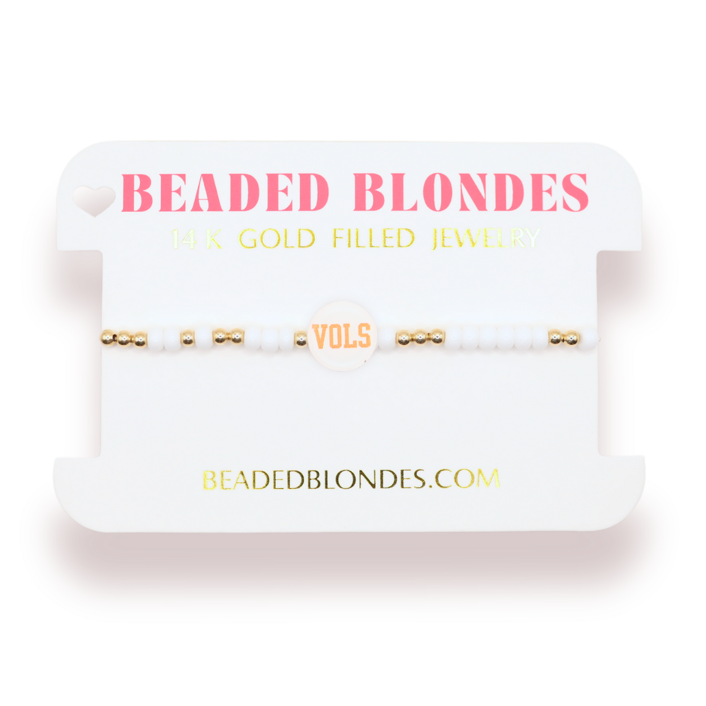 Tennessee/ Vols Logo Bracelet - Standard 6.75 inch / Gold