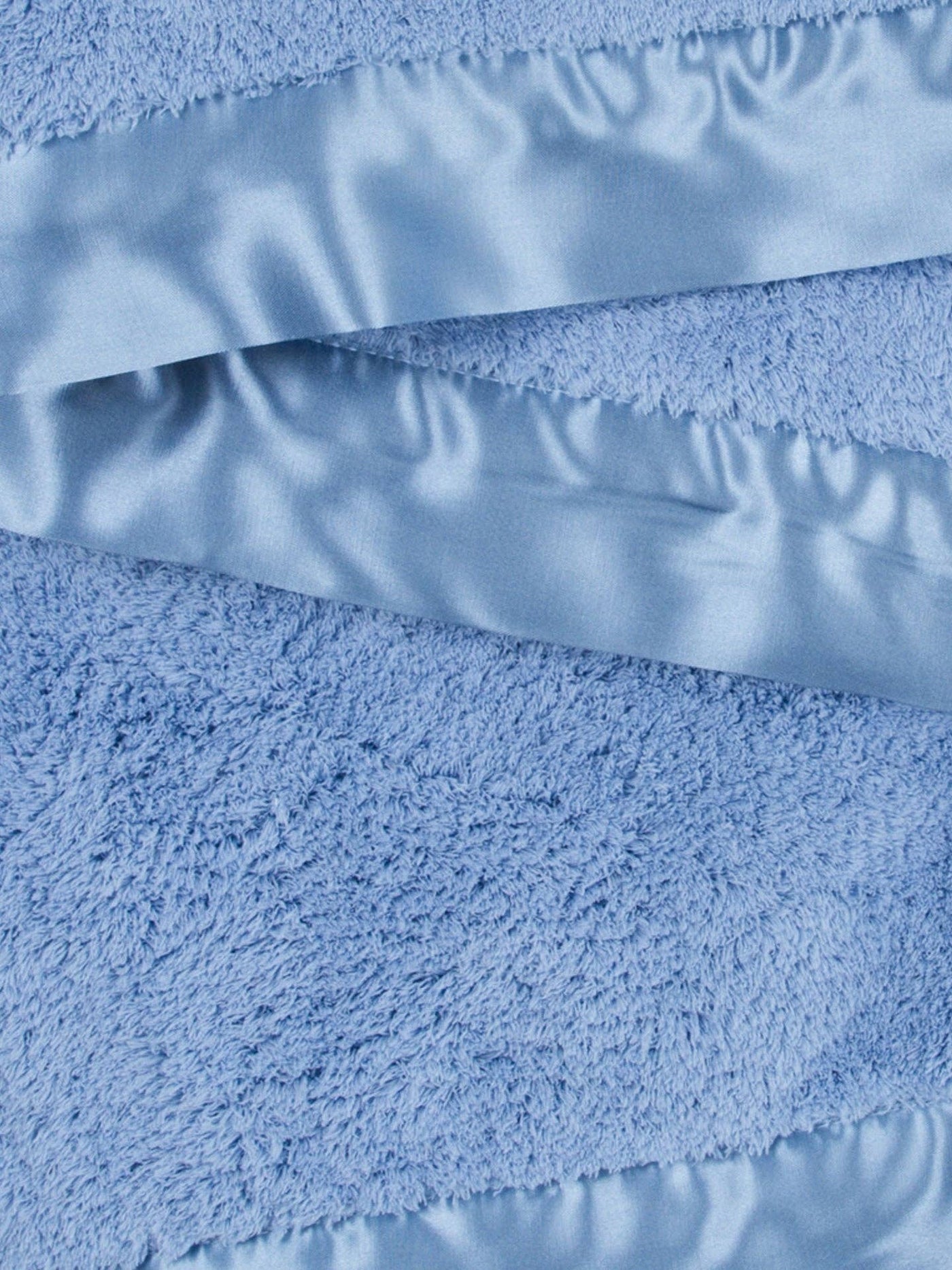 Chenille Baby Blanket - Blue