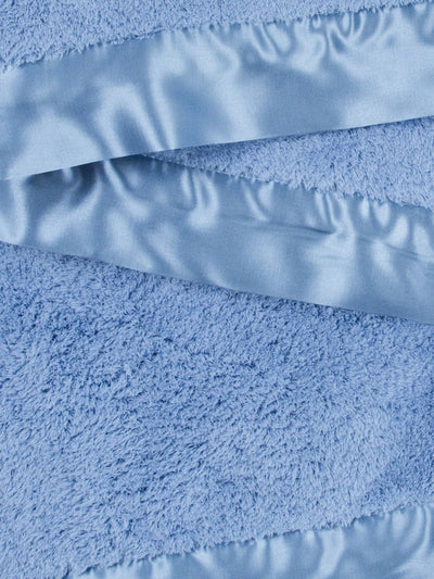 Chenille Baby Blanket - Blue