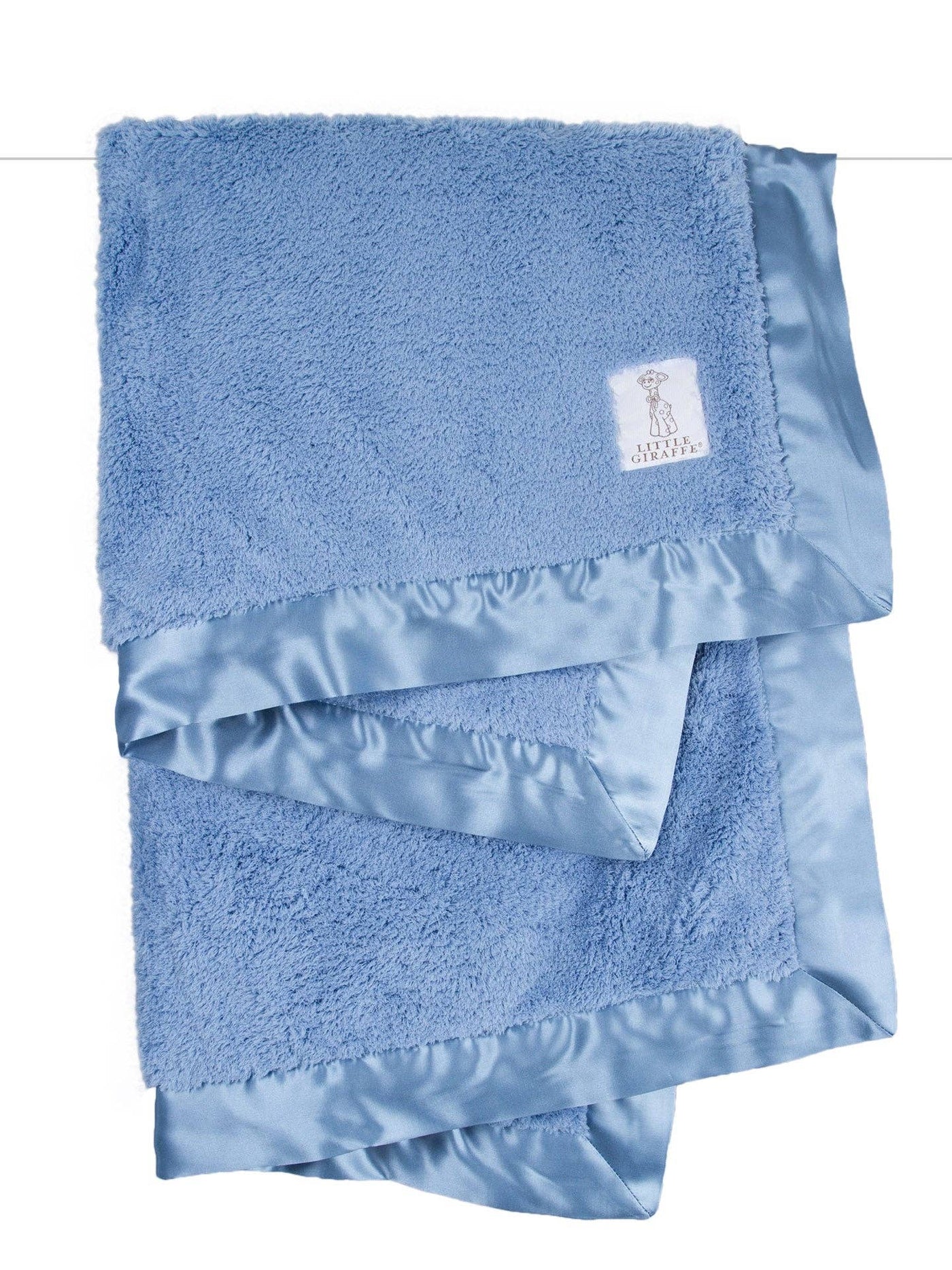 Chenille Baby Blanket - Blue