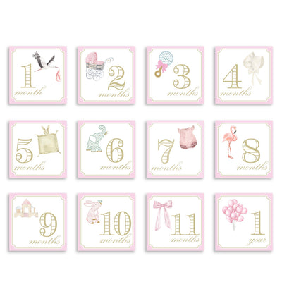 Milestone Cards - Pink