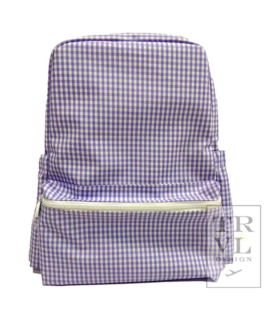 Backpacker - Gingham Lilac