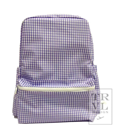 Backpacker - Gingham Lilac