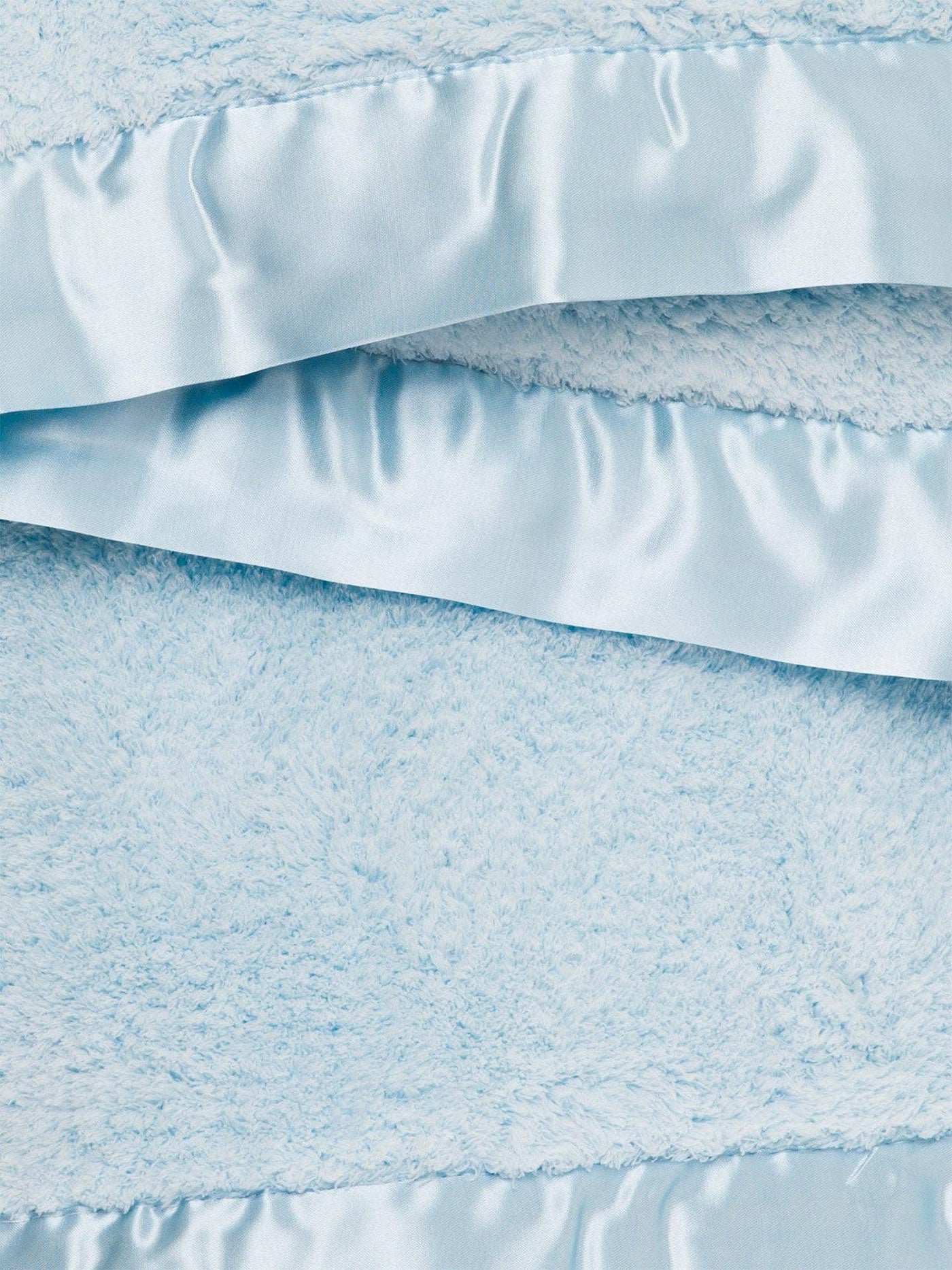 Chenille Baby Blanket - Blue